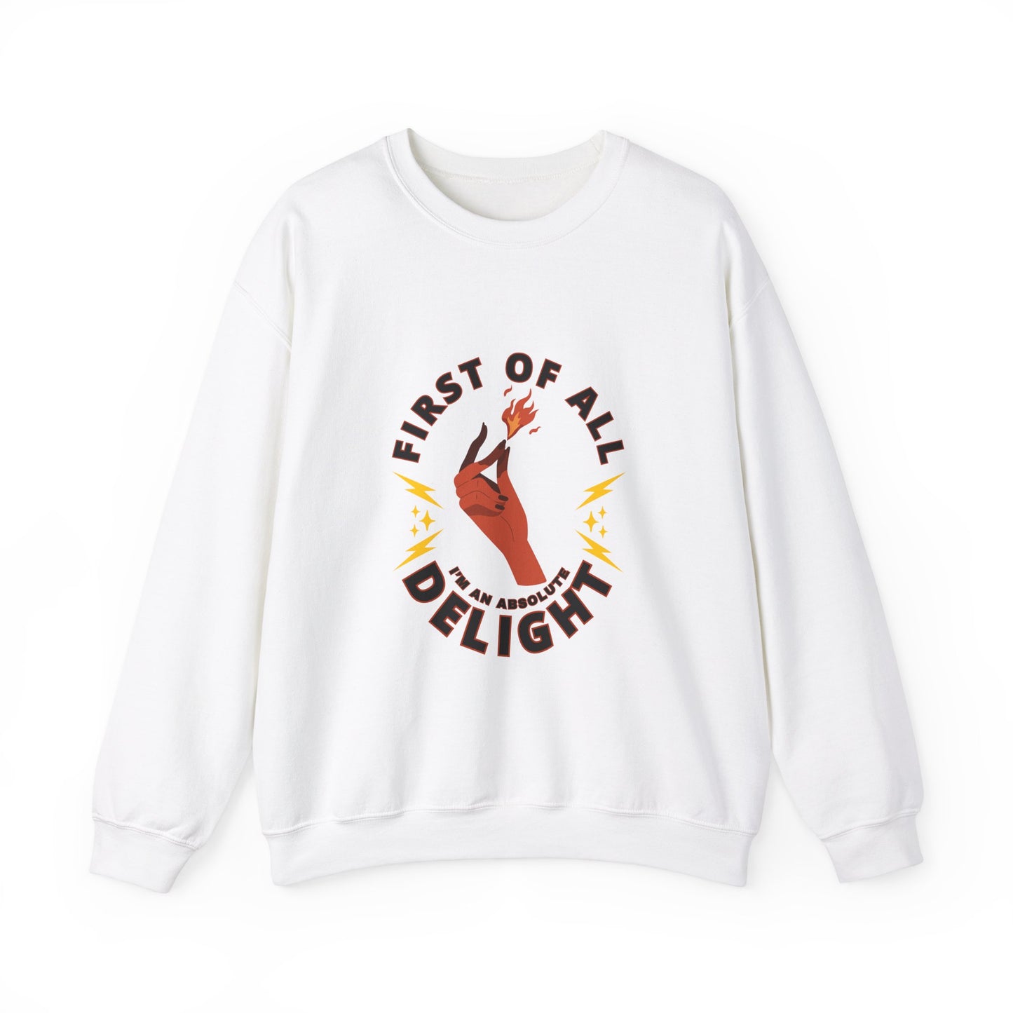 Fire Delight Unisex Crewneck Sweatshirt