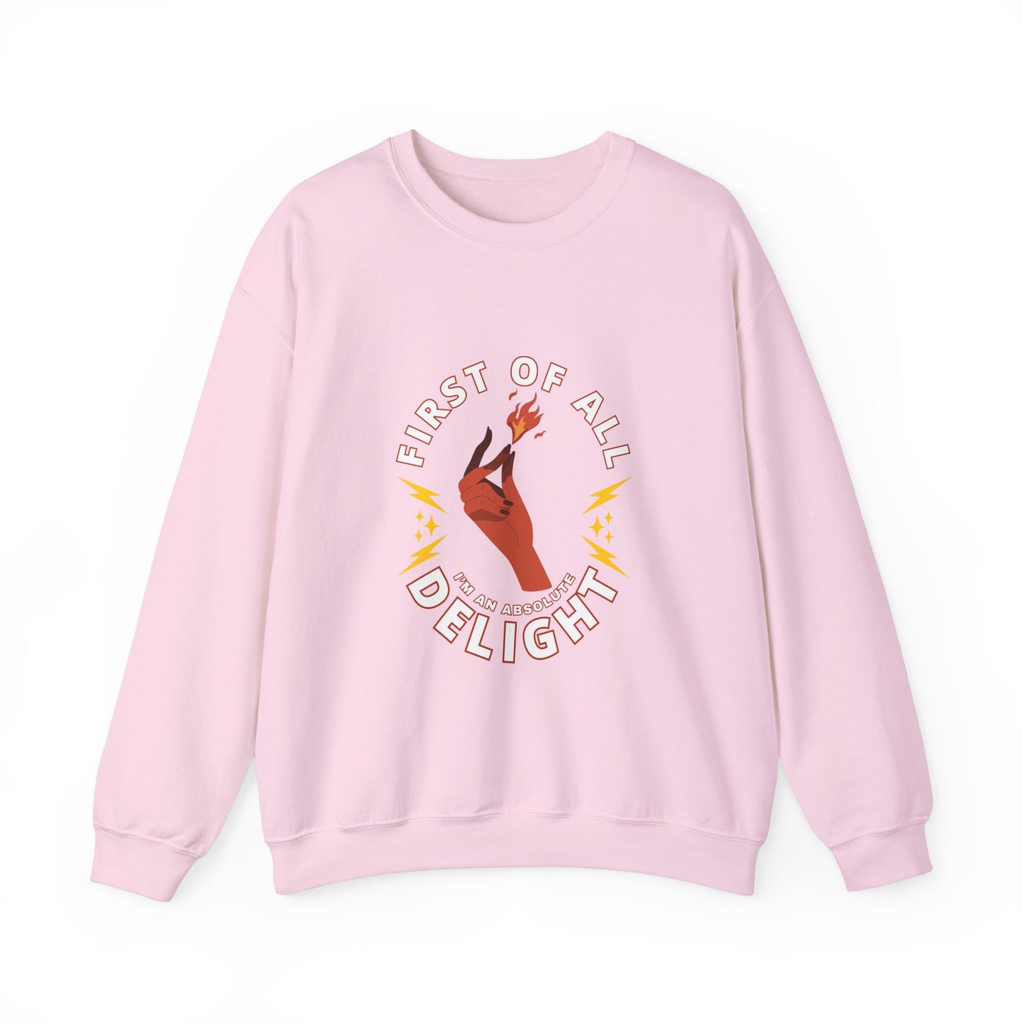 Fire Delight Unisex Crewneck Sweatshirt