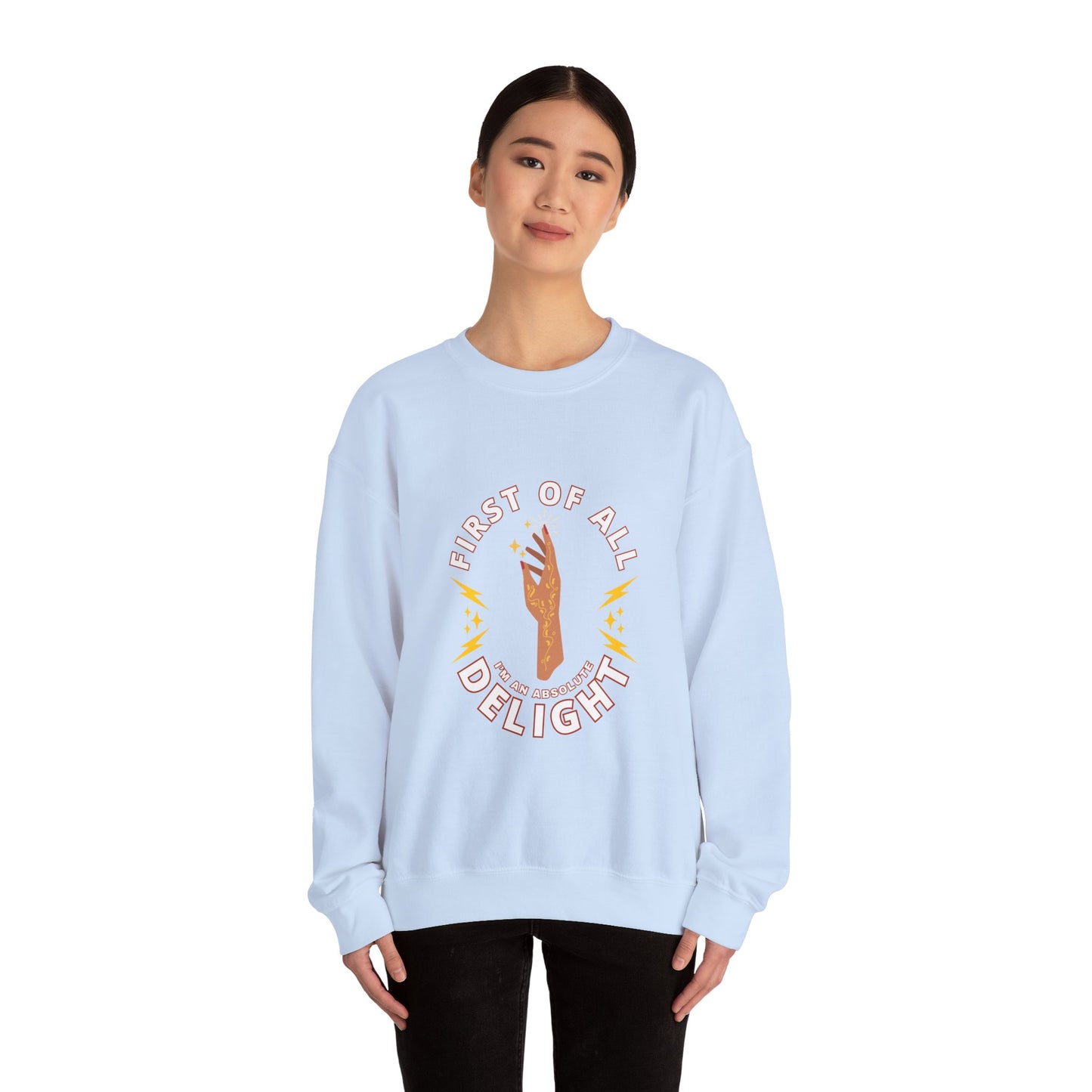 High Lady Delight Unisex Crewneck Sweatshirt