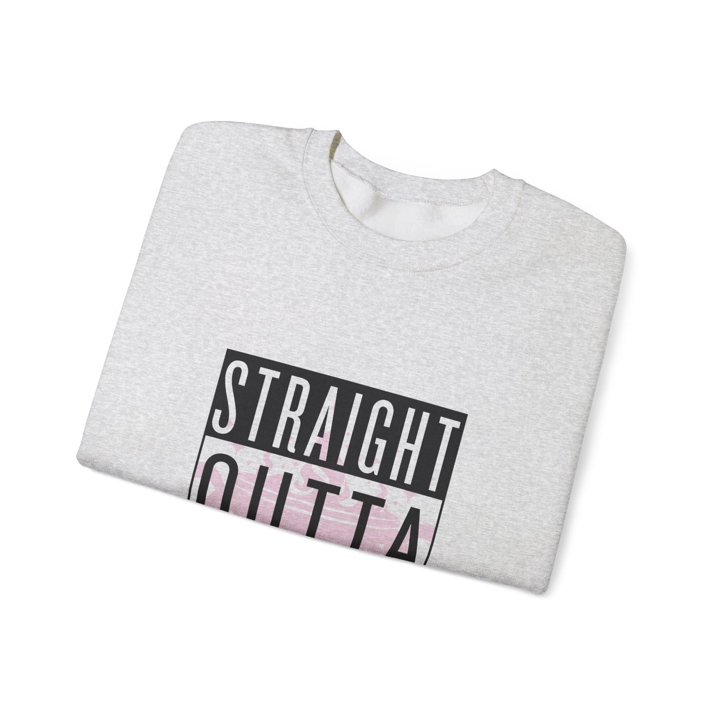 Pink Straight Outta Cauldron Unisex Crewneck Sweatshirt