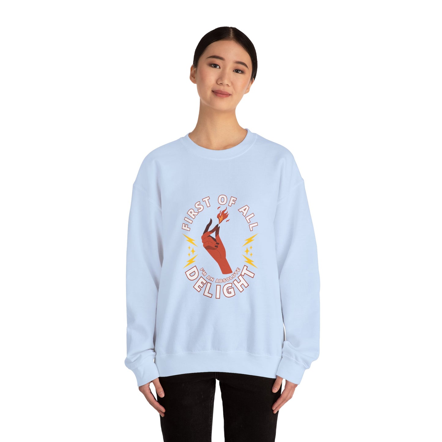 Fire Delight Unisex Crewneck Sweatshirt