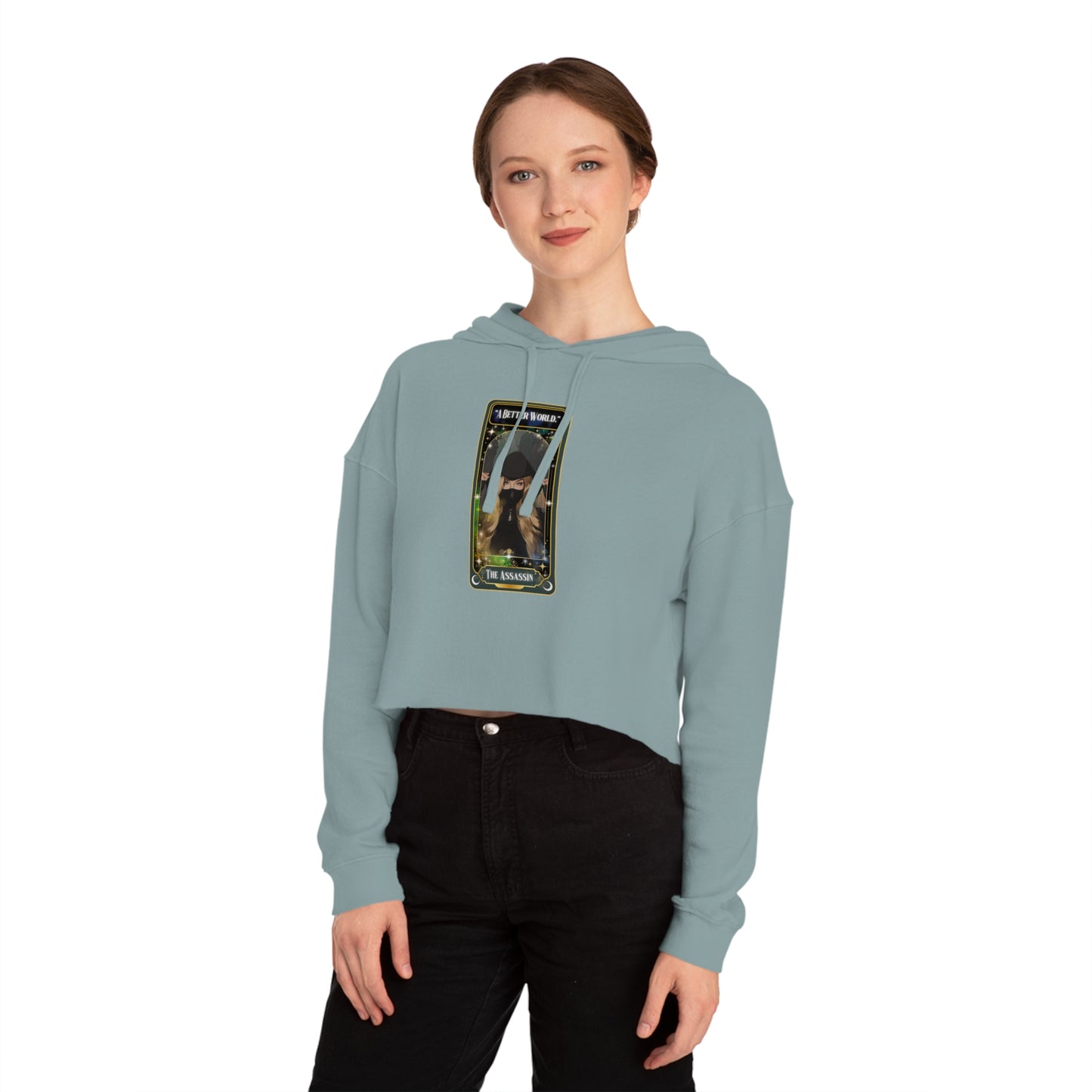 The Assassin Women’s Cropped Hooded Sweatshirt