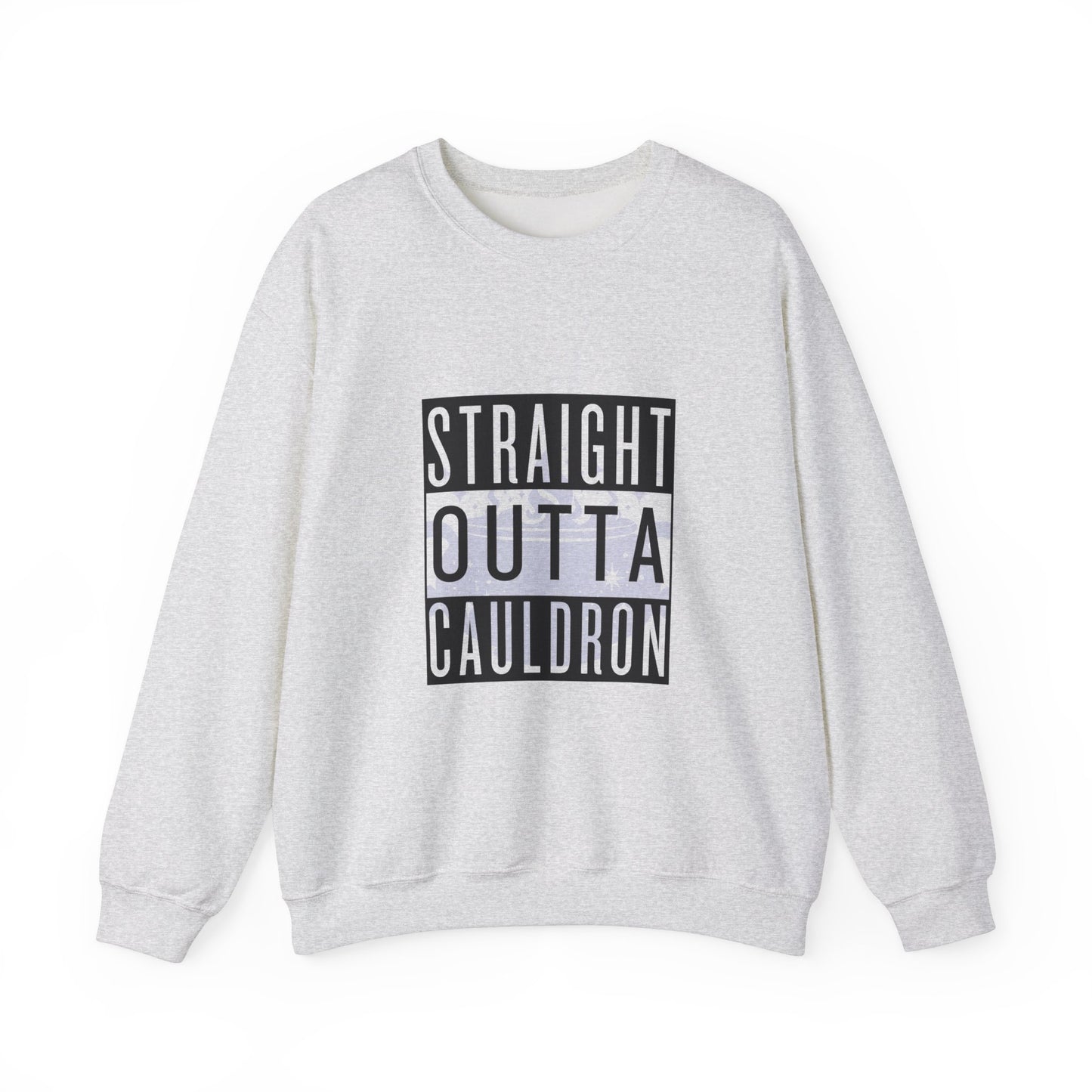 Lilac Straight Outta Cauldron Unisex Crewneck Sweatshirt