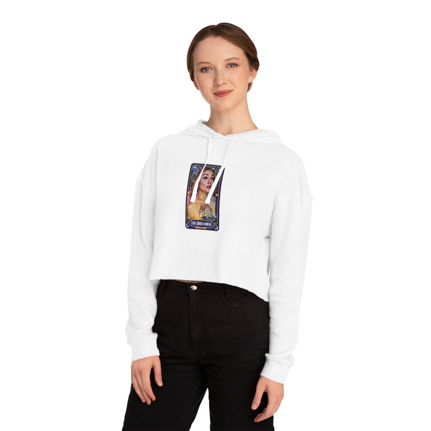 The Dreamer Women’s Cropped Hooded Sweatshirt