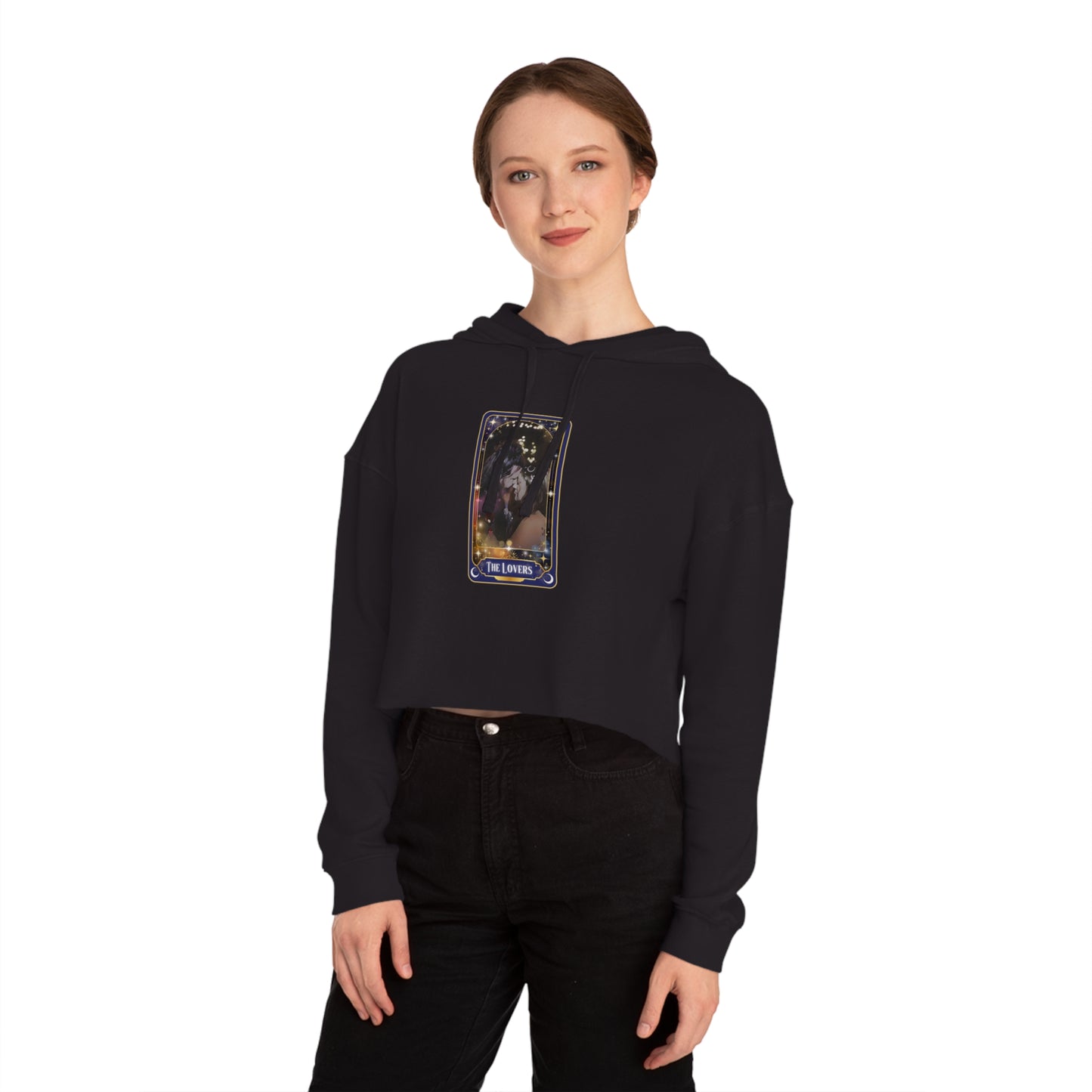 The Lovers Women’s Cropped Hooded Sweatshirt