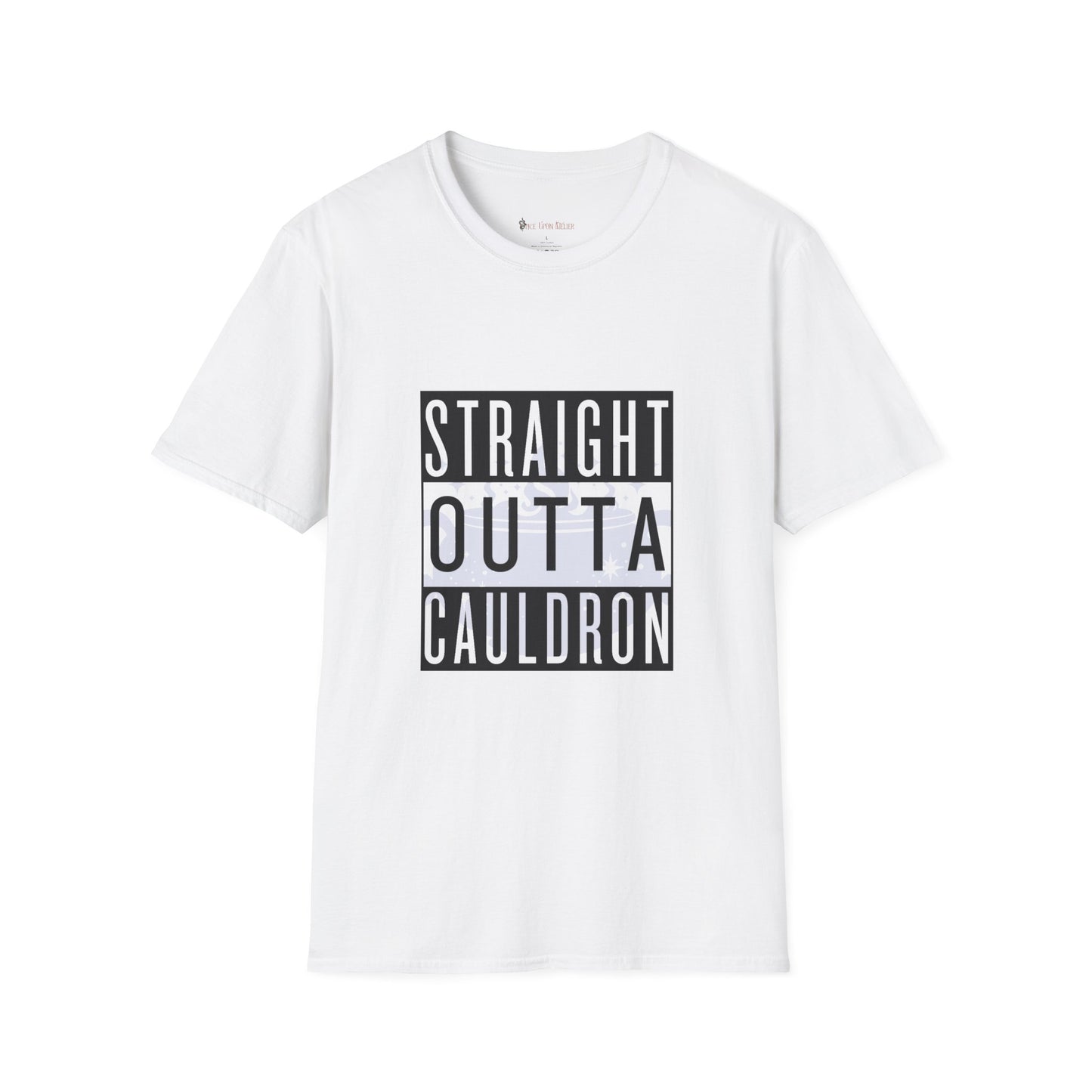 Lilac Straight Outta Cauldron Unisex Softstyle T-Shirt