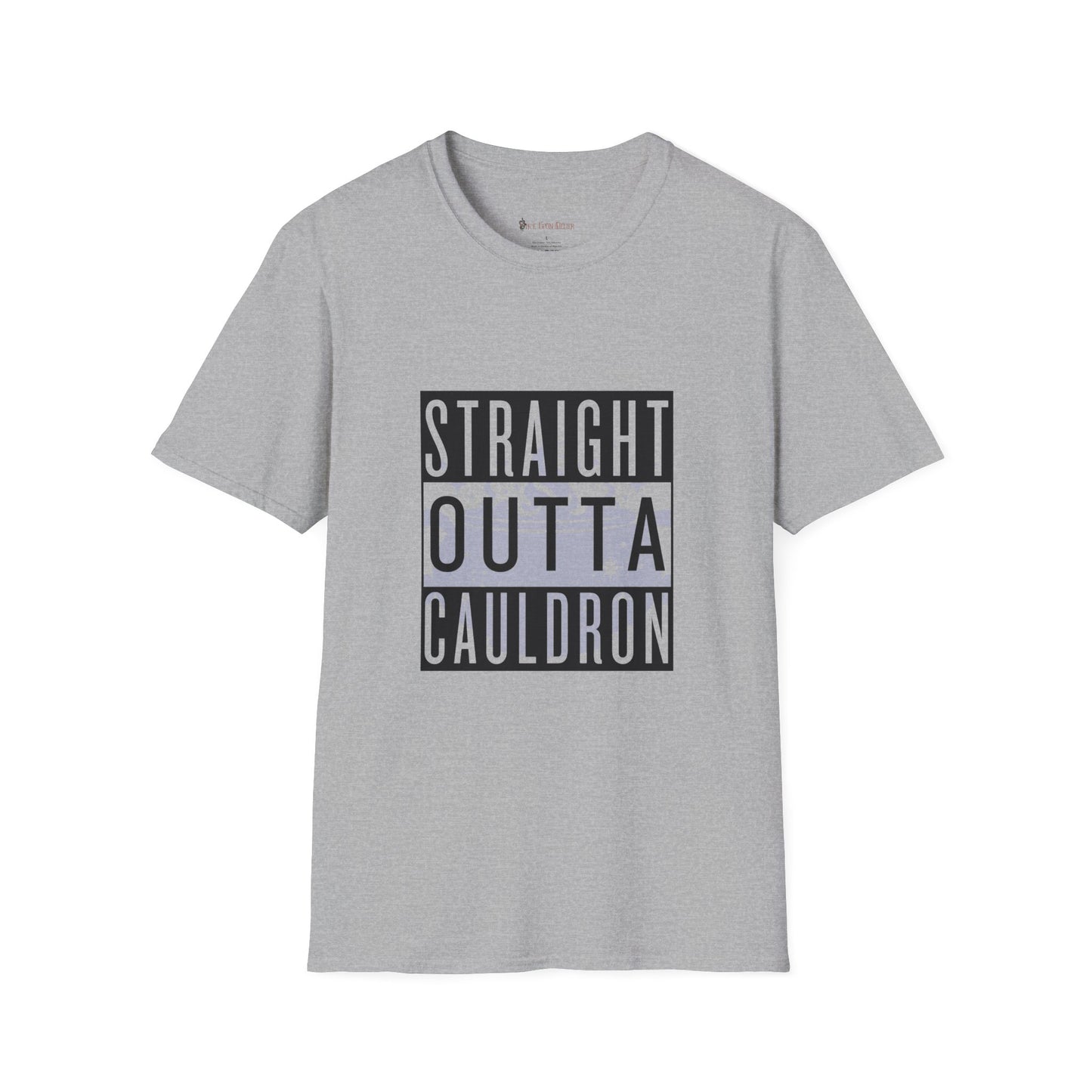 Lilac Straight Outta Cauldron Unisex Softstyle T-Shirt