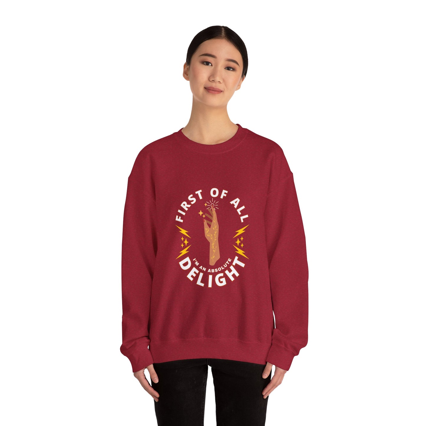 High Lady Delight Unisex Crewneck Sweatshirt