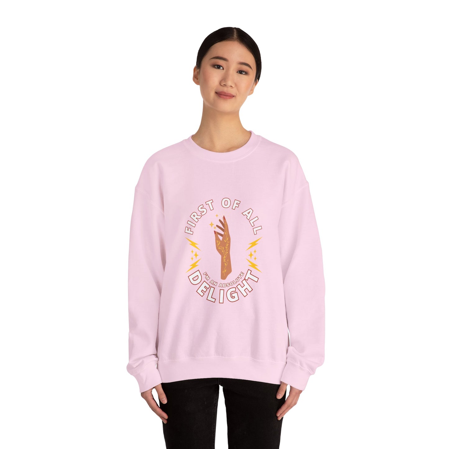 High Lady Delight Unisex Crewneck Sweatshirt