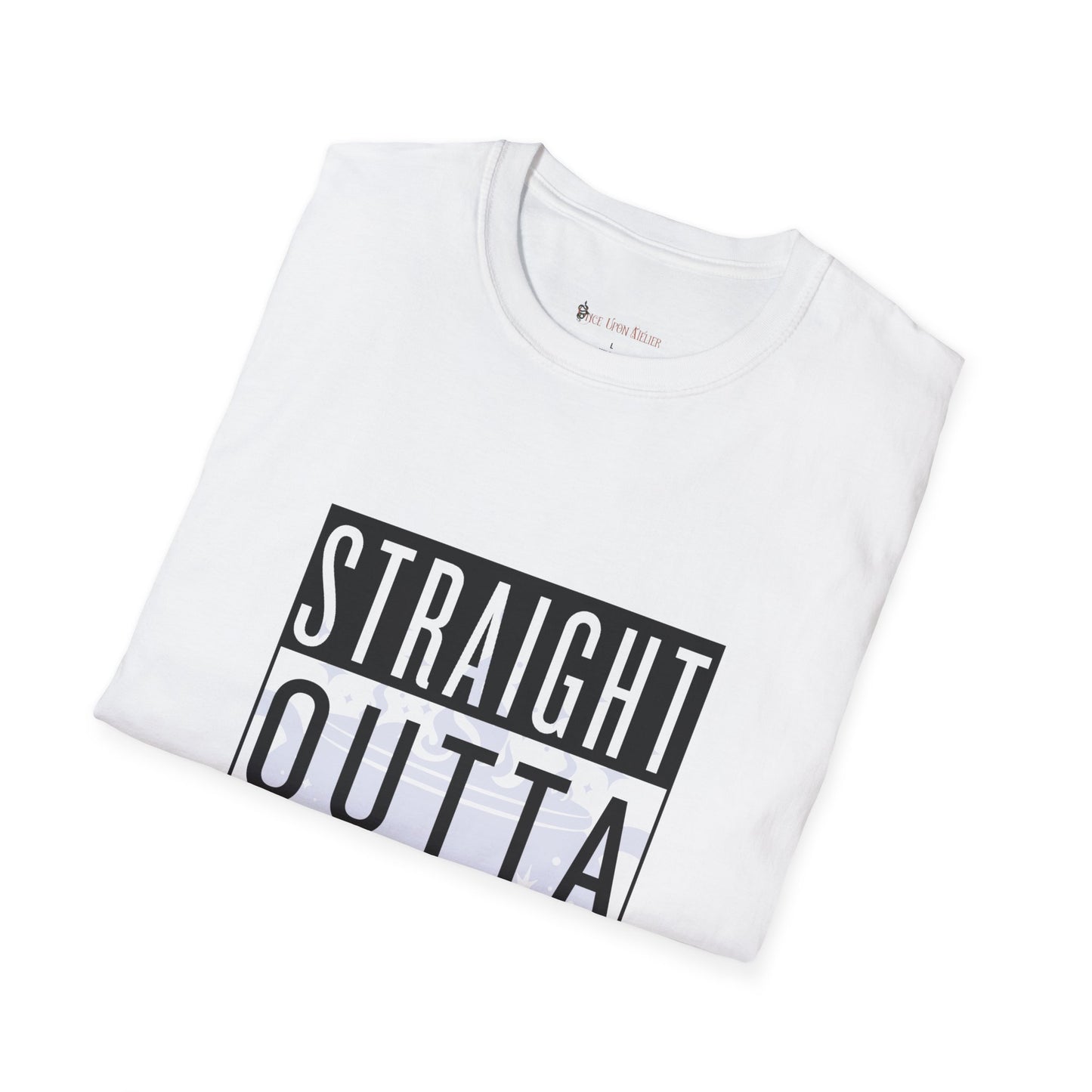 Lilac Straight Outta Cauldron Unisex Softstyle T-Shirt