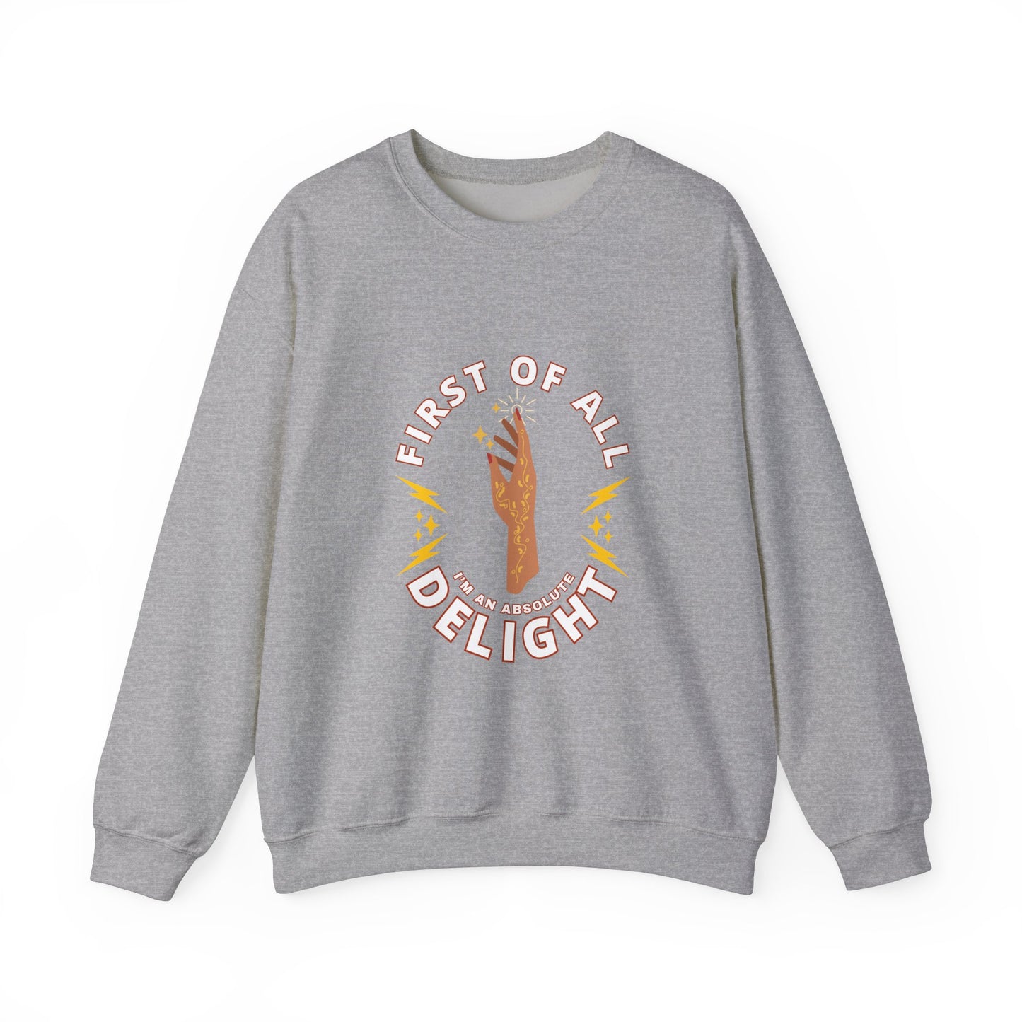 High Lady Delight Unisex Crewneck Sweatshirt