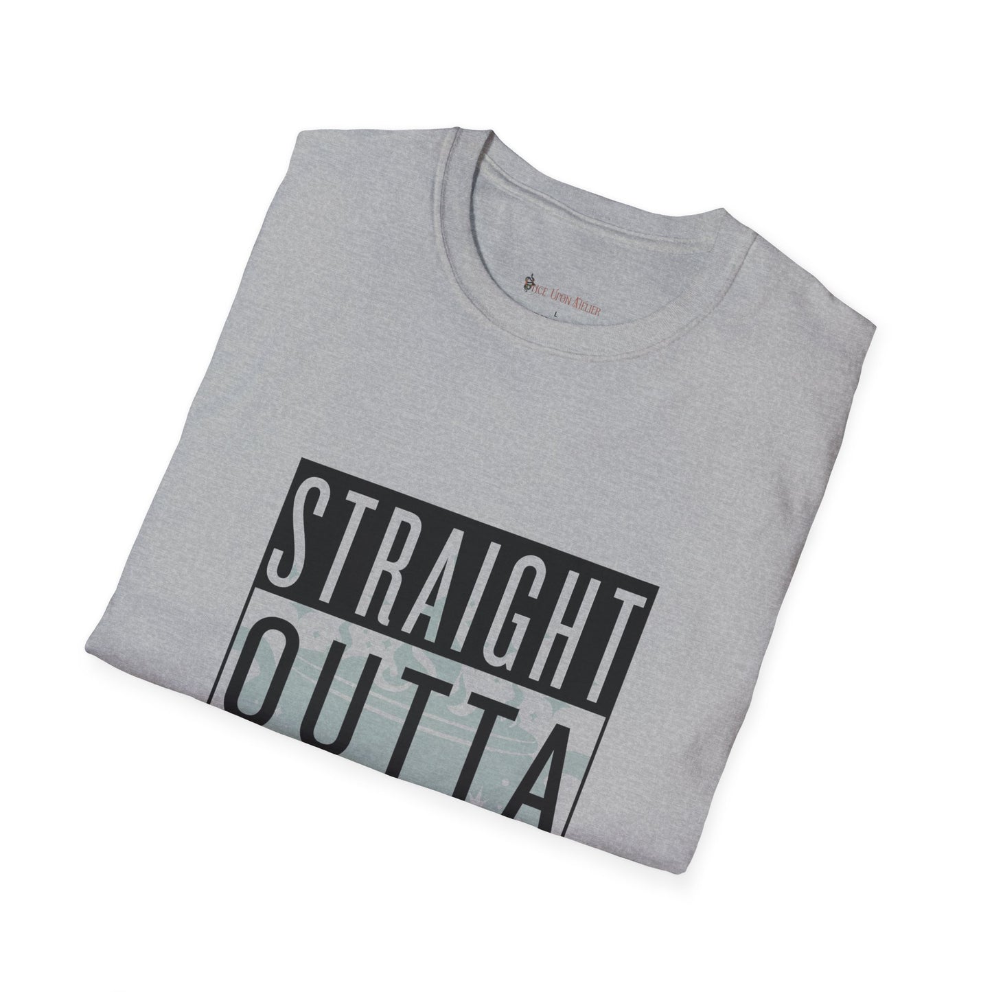 Teal Straight Outta Cauldron Unisex Softstyle T-Shirt