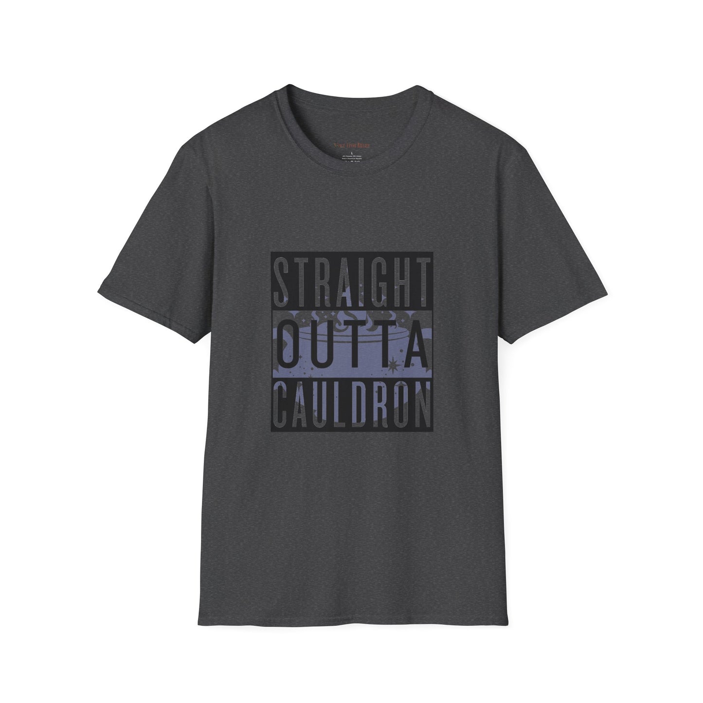 Lilac Straight Outta Cauldron Unisex Softstyle T-Shirt