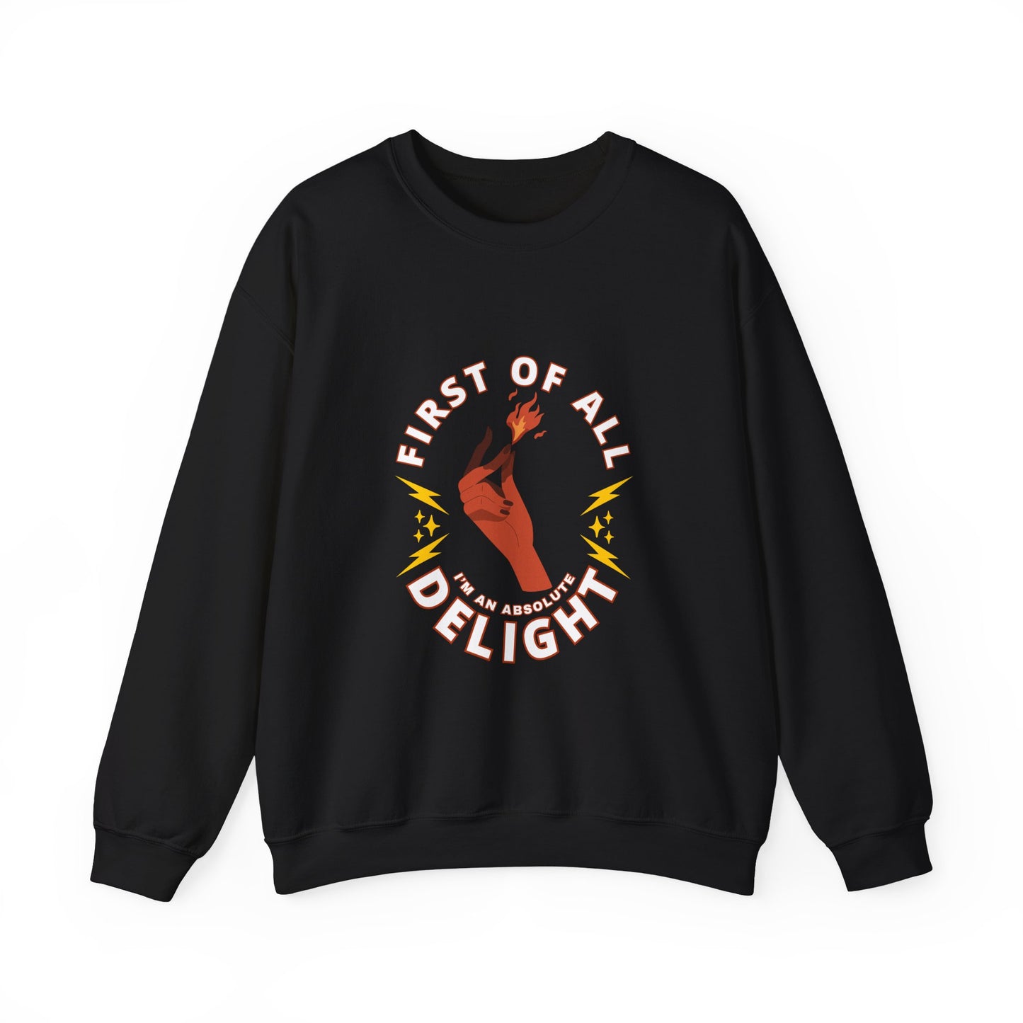 Fire Delight Unisex Crewneck Sweatshirt