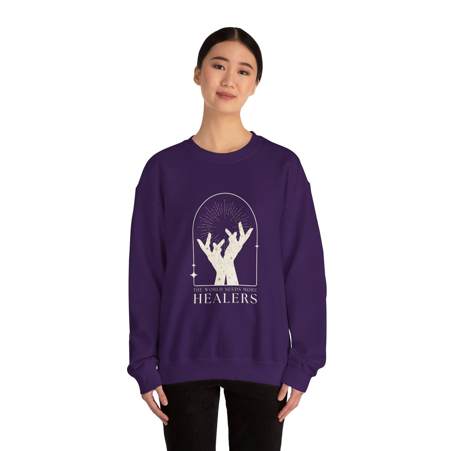 More Healers Unisex Crewneck Sweatshirt