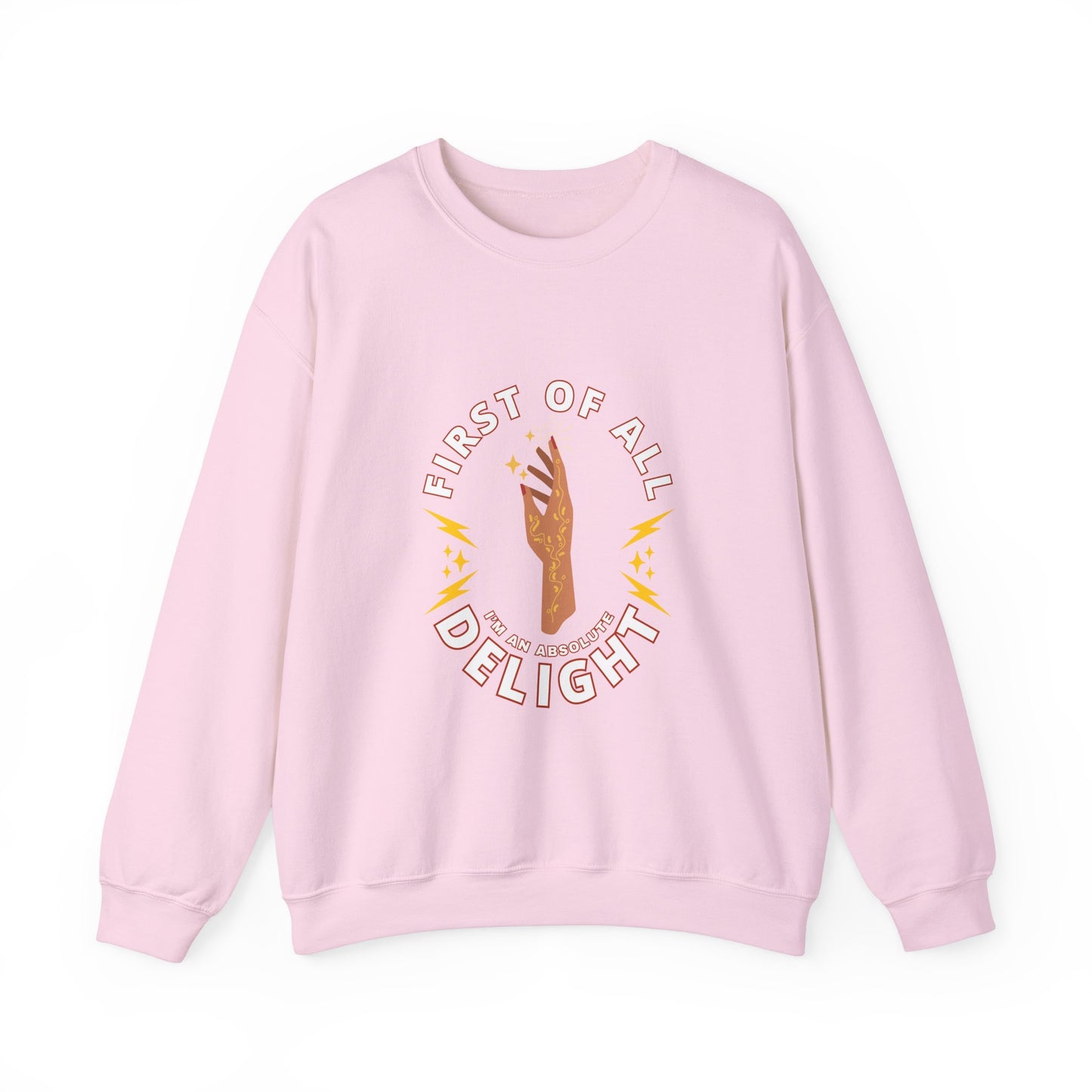 High Lady Delight Unisex Crewneck Sweatshirt