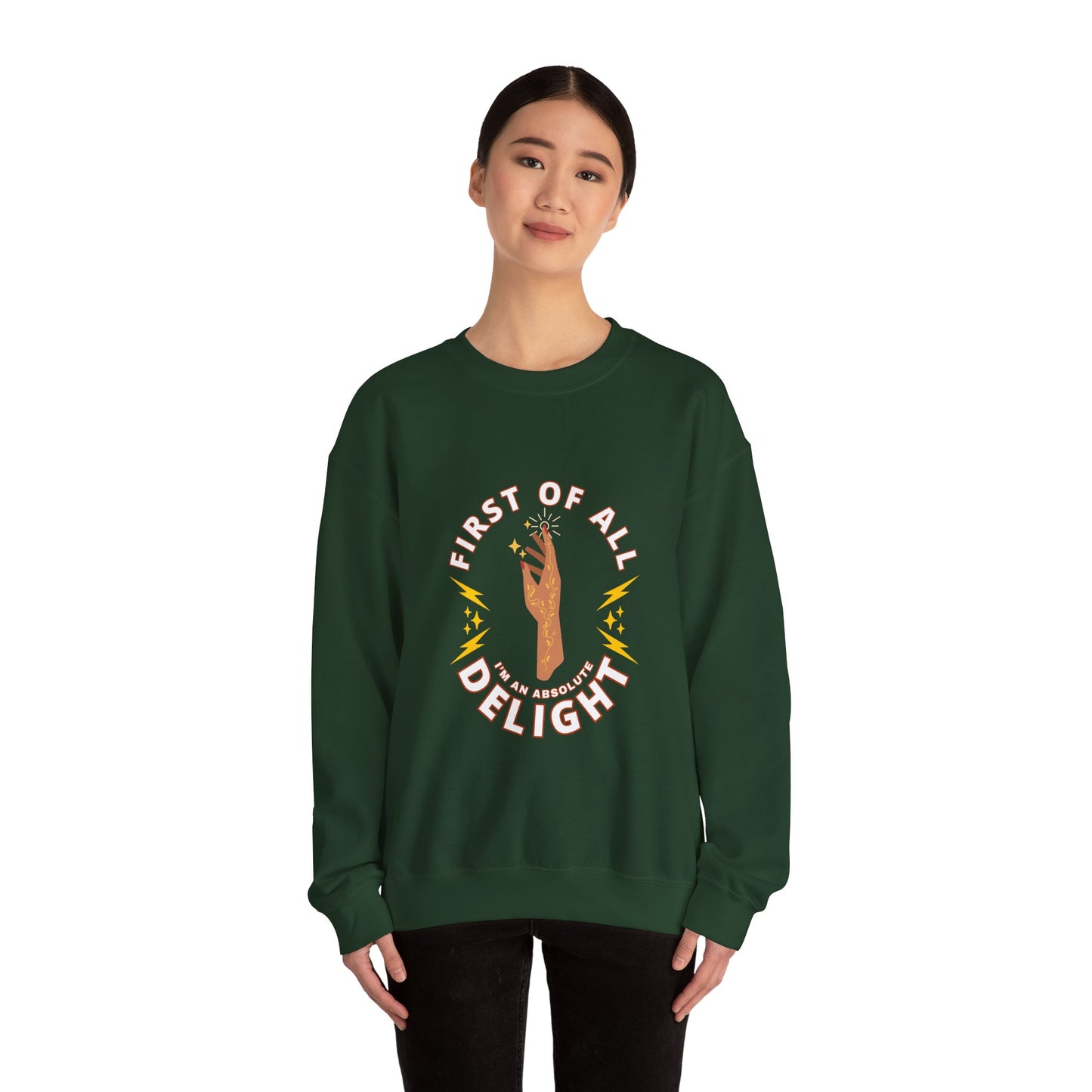 High Lady Delight Unisex Crewneck Sweatshirt