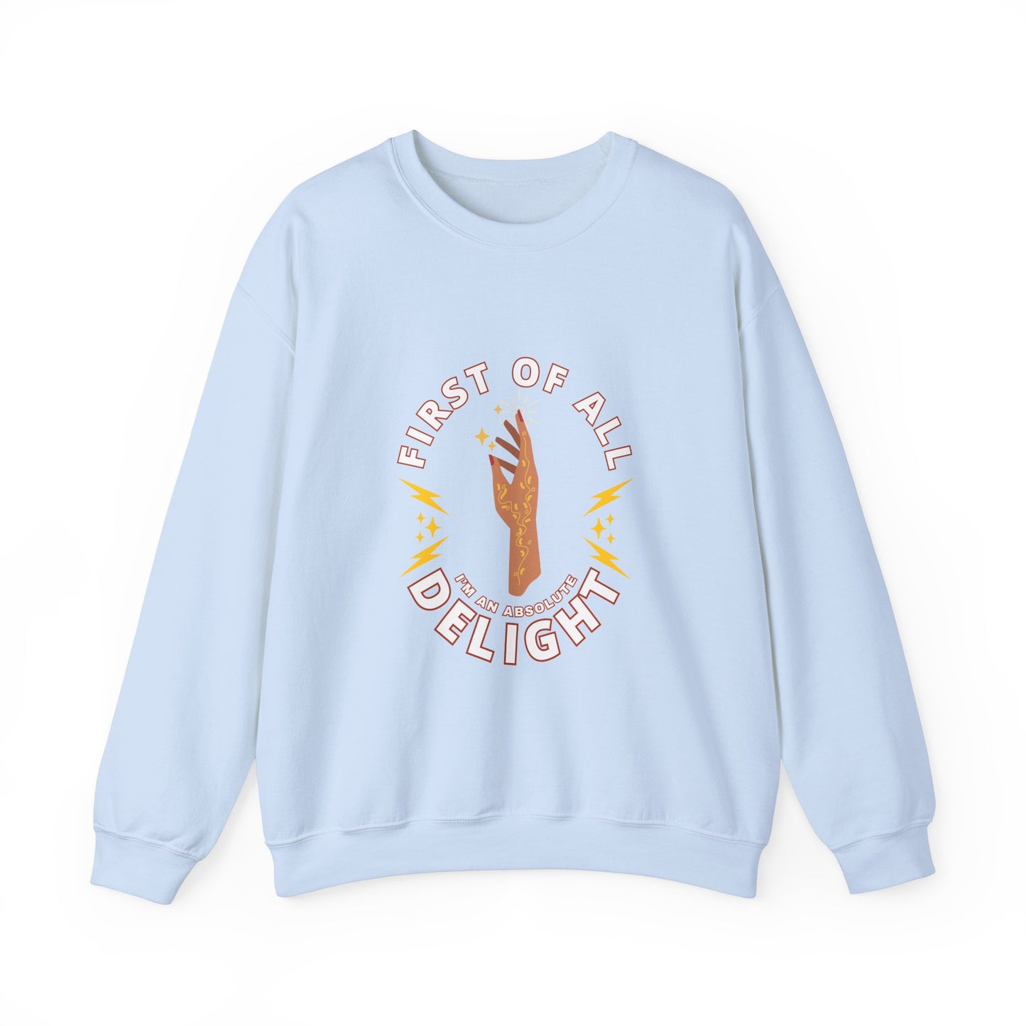 High Lady Delight Unisex Crewneck Sweatshirt