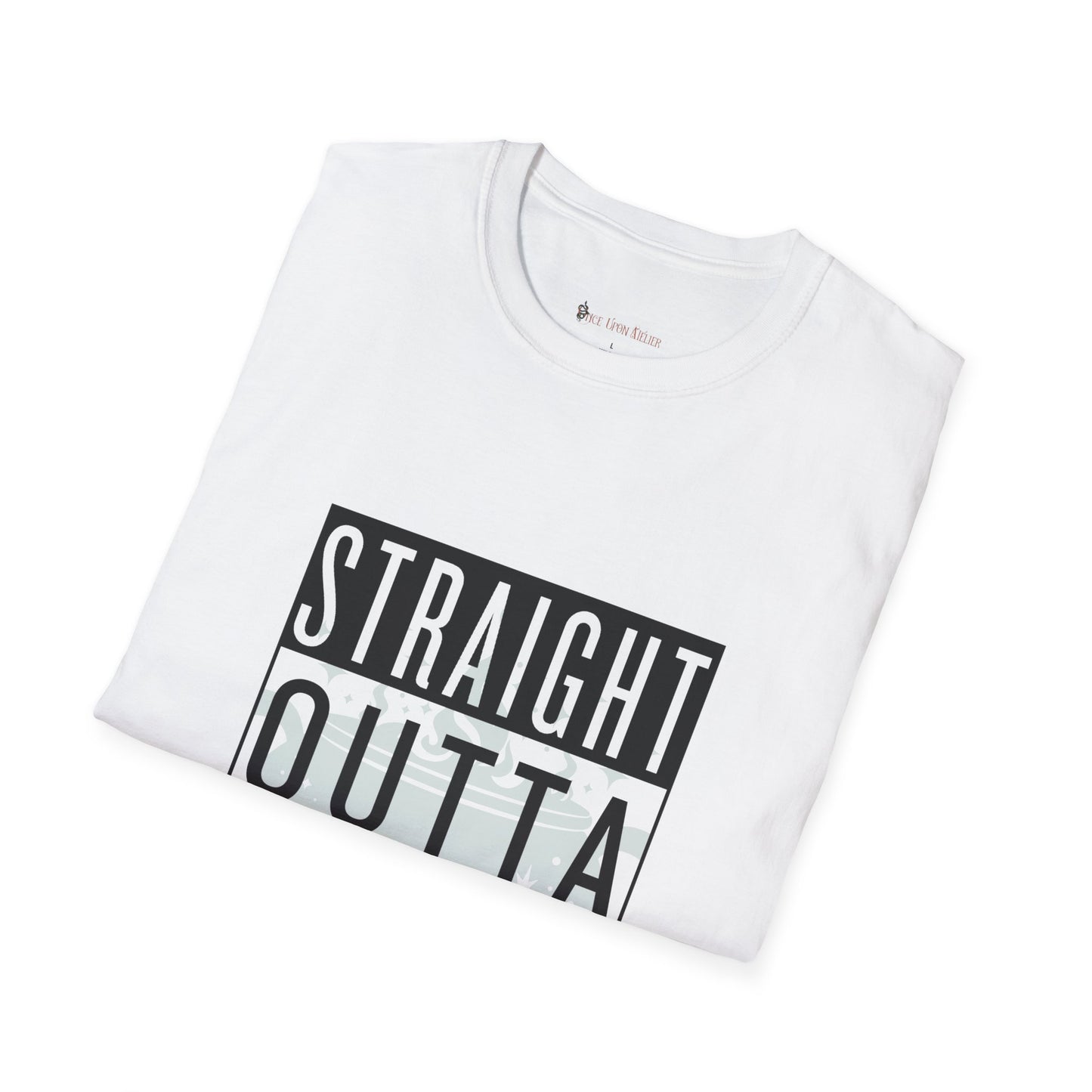 Teal Straight Outta Cauldron Unisex Softstyle T-Shirt