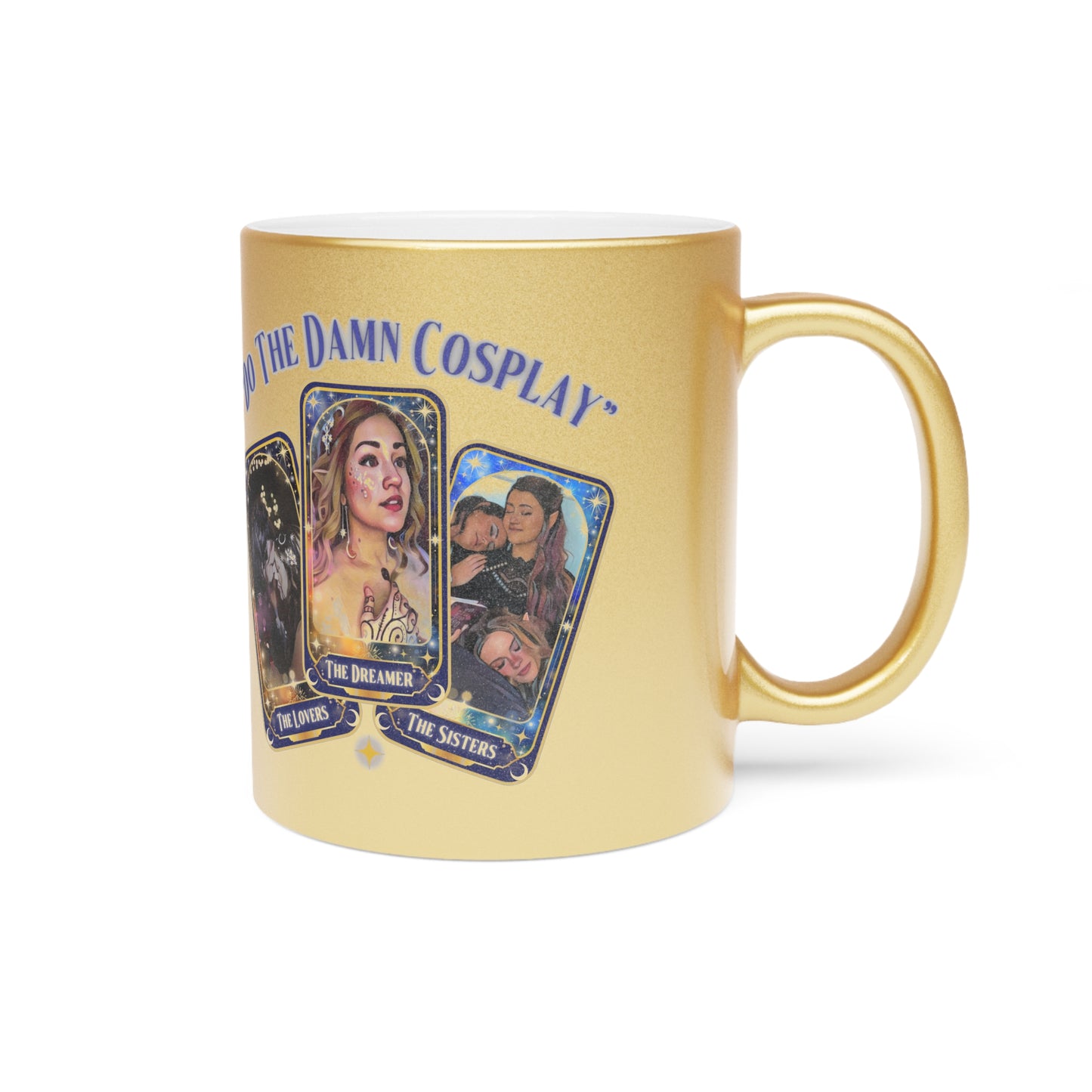 Cosplay Metallic Mug (Silver\Gold)