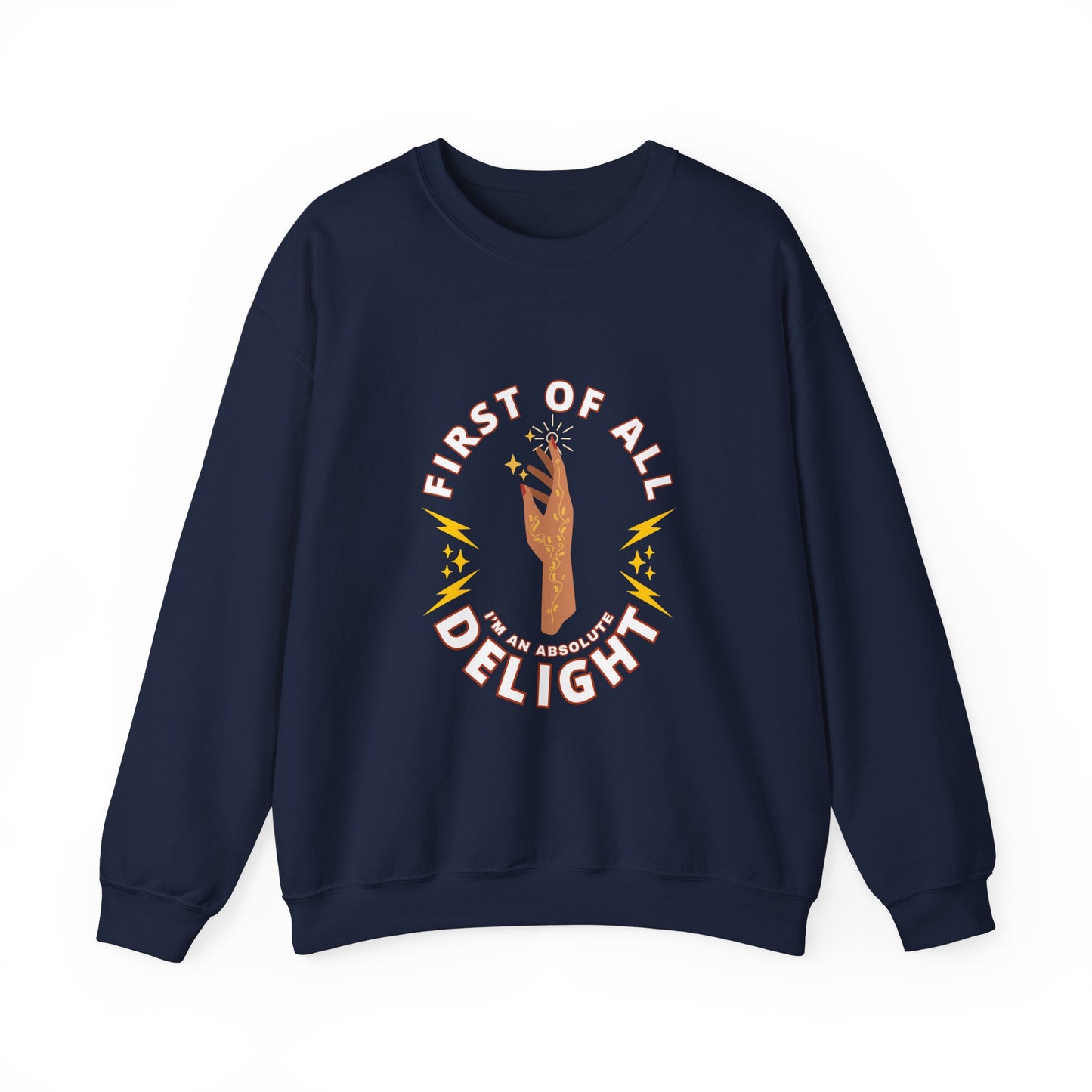 High Lady Delight Unisex Crewneck Sweatshirt