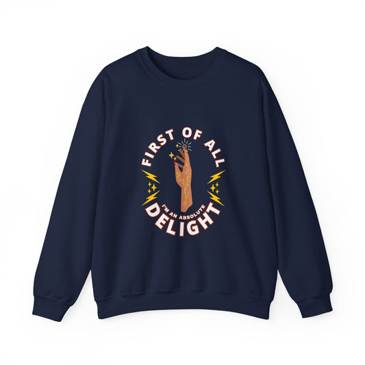 High Lady Delight Unisex Crewneck Sweatshirt