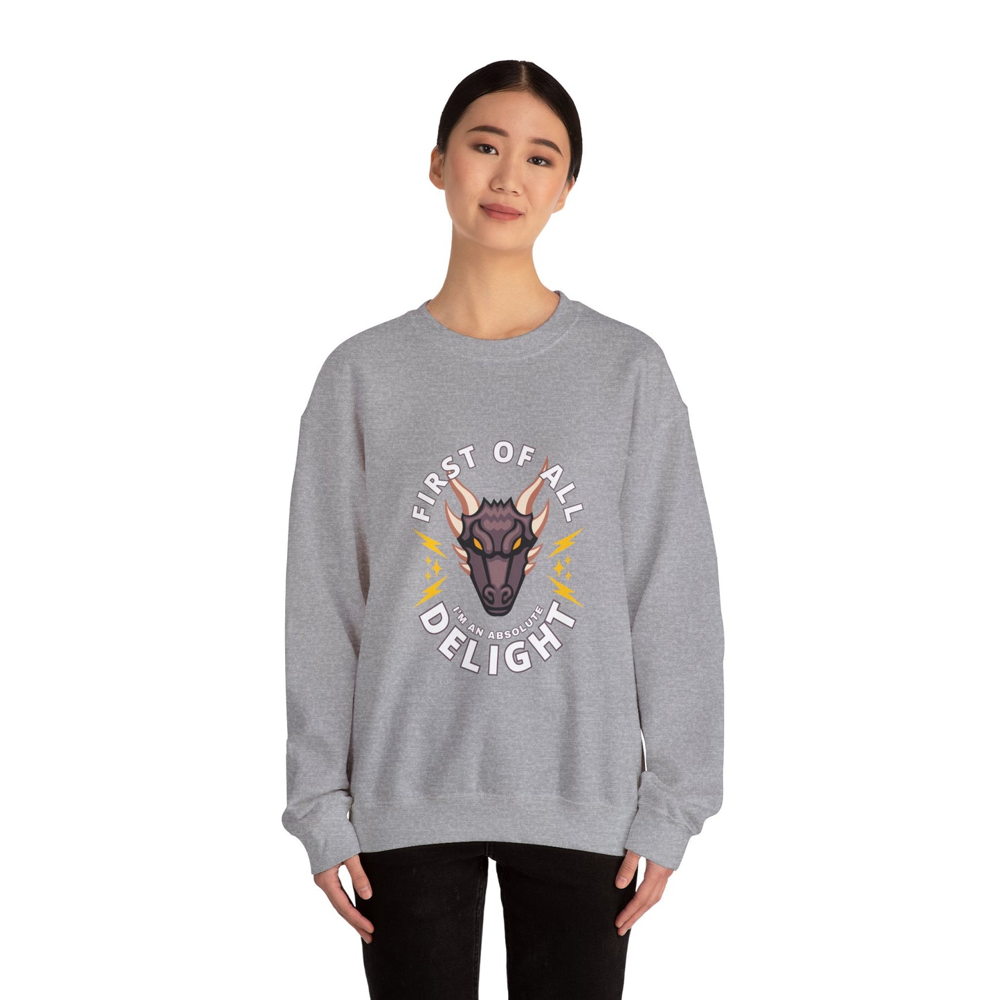 Dragon Delight Unisex Crewneck Sweatshirt