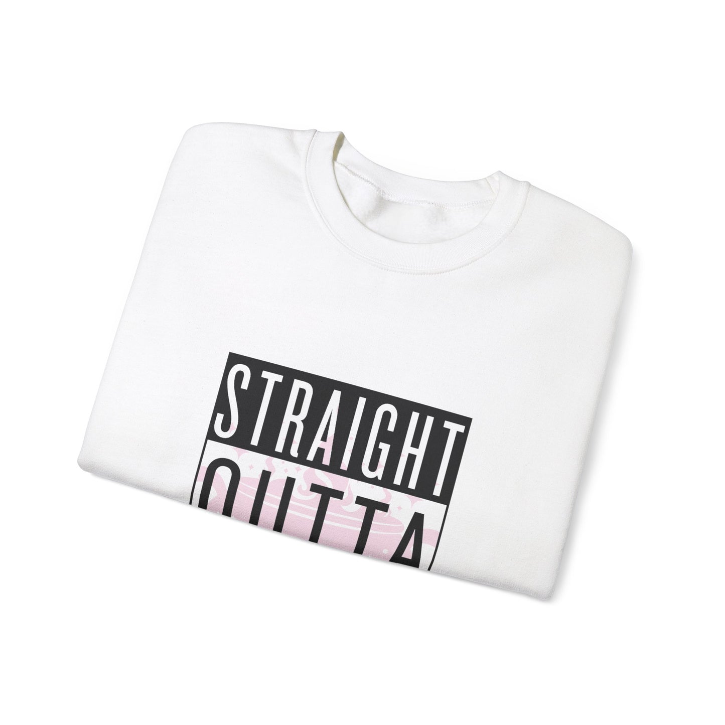 Pink Straight Outta Cauldron Unisex Crewneck Sweatshirt