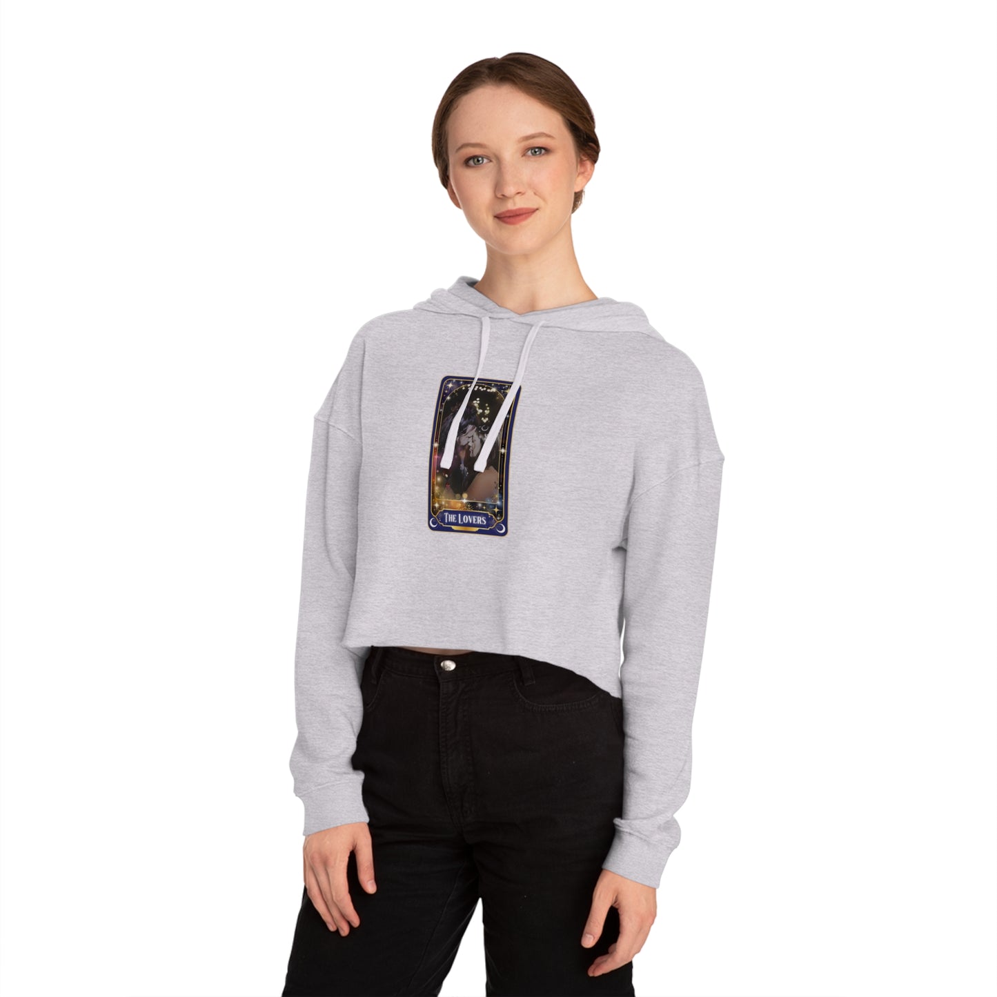 The Lovers Women’s Cropped Hooded Sweatshirt