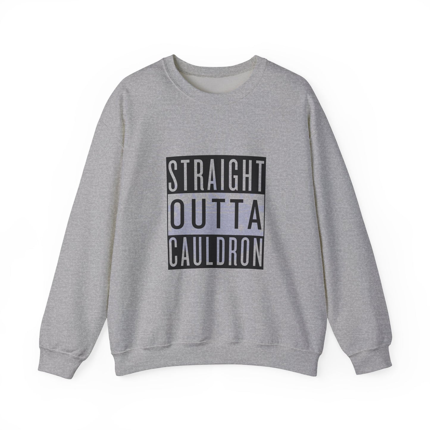 Lilac Straight Outta Cauldron Unisex Crewneck Sweatshirt