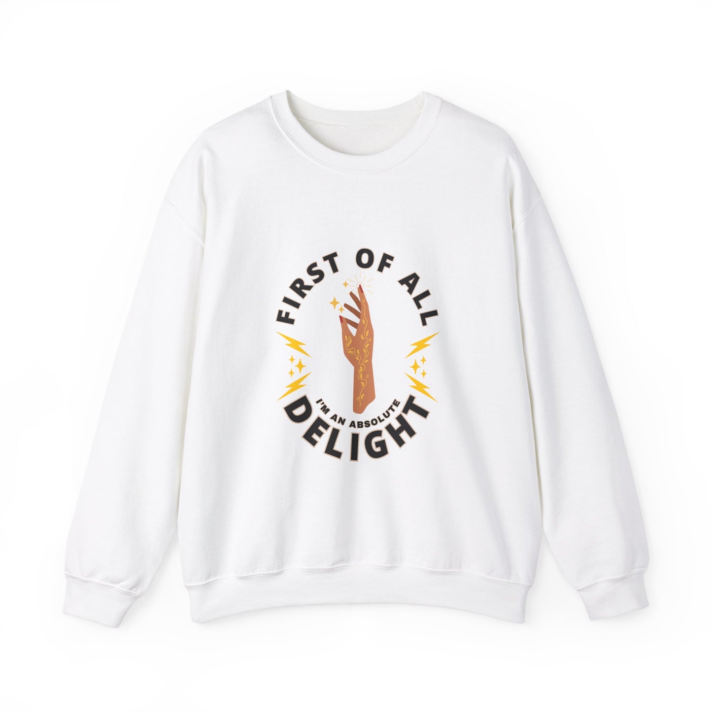 High Lady Delight Unisex Crewneck Sweatshirt