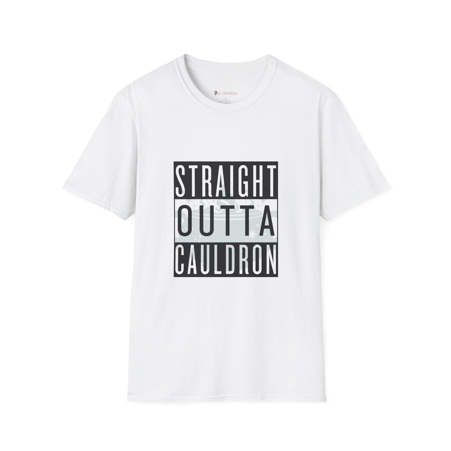 Teal Straight Outta Cauldron Unisex Softstyle T-Shirt