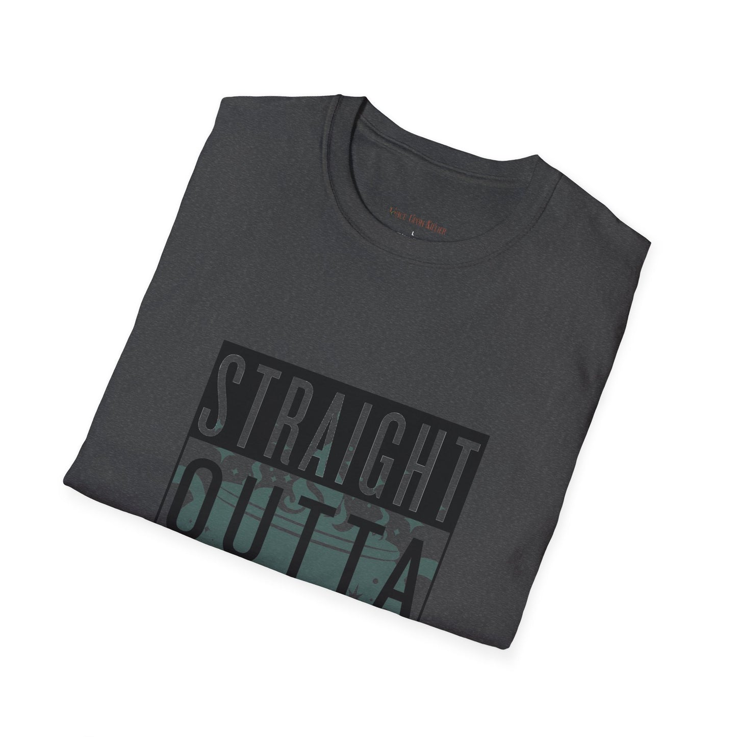 Teal Straight Outta Cauldron Unisex Softstyle T-Shirt