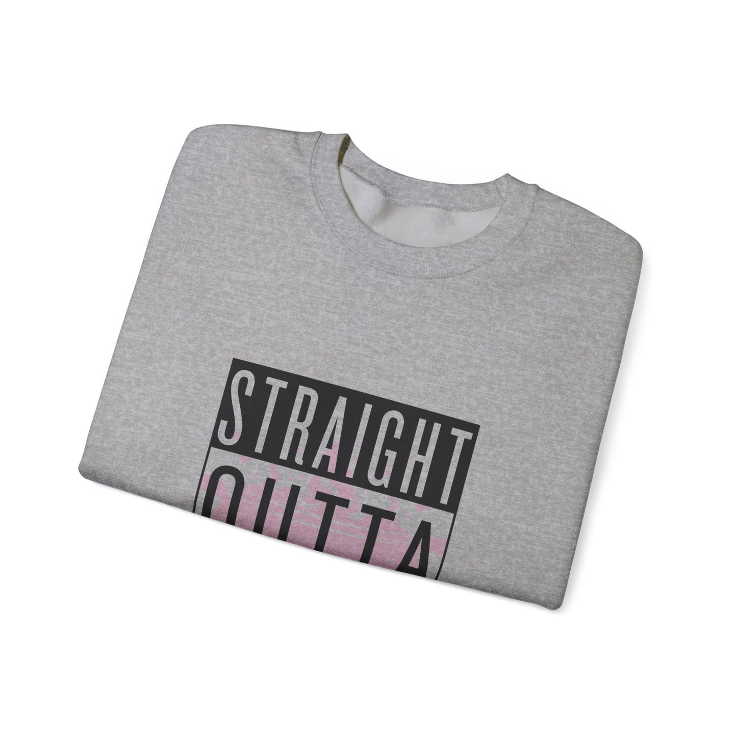 Pink Straight Outta Cauldron Unisex Crewneck Sweatshirt