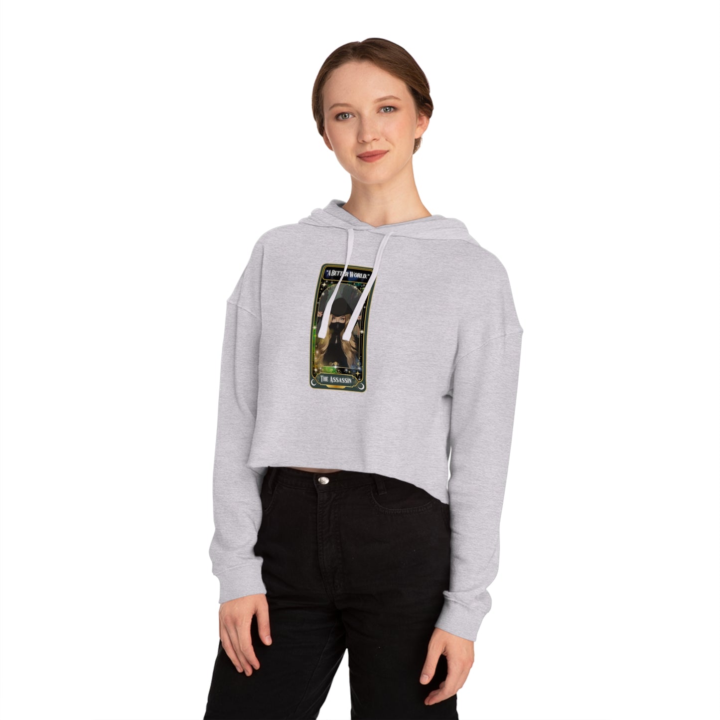 The Assassin Women’s Cropped Hooded Sweatshirt