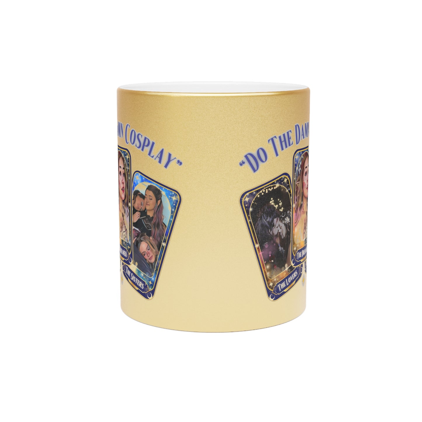 Cosplay Metallic Mug (Silver\Gold)