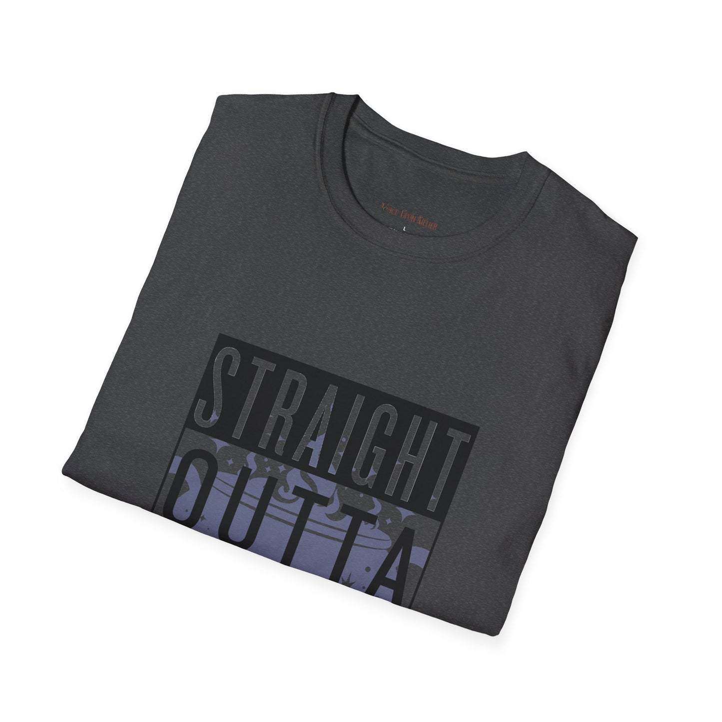 Lilac Straight Outta Cauldron Unisex Softstyle T-Shirt