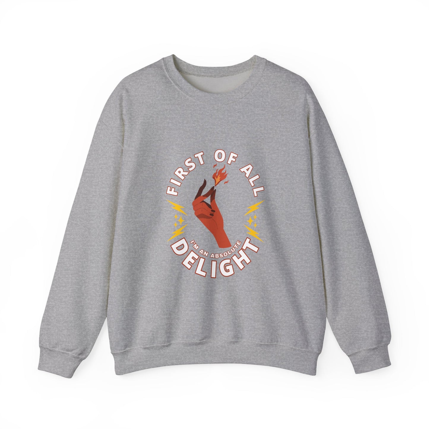 Fire Delight Unisex Crewneck Sweatshirt