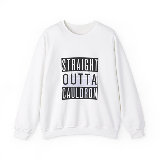 Lilac Straight Outta Cauldron Unisex Crewneck Sweatshirt